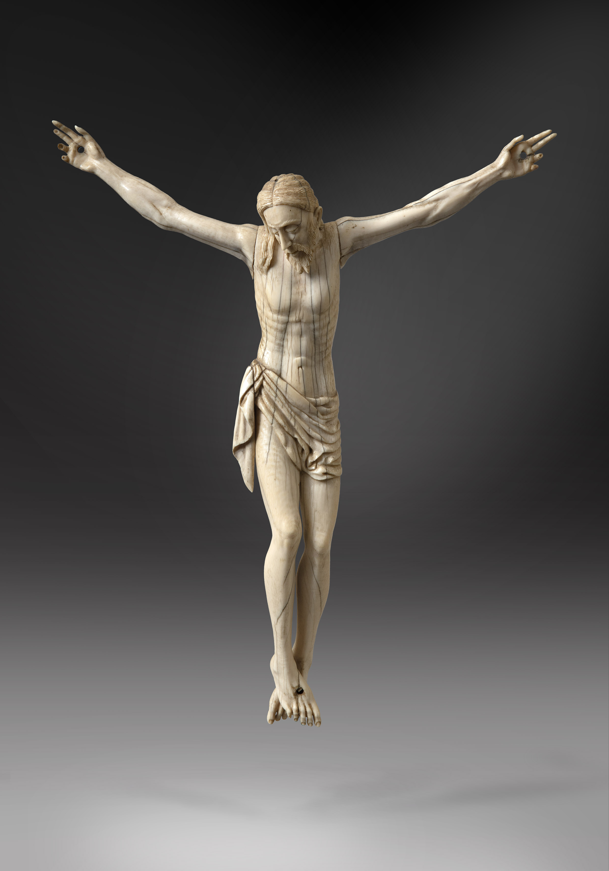 A Rare Singhalo-Portuguese Ivory Corpus Christi 